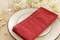 Set of 12 Hemstitch Cloth Dinner Napkins 100% Cotton - Soft Durable Washable -Ideal for Events Wedding Fall Thanksgiving and Christmas - Perfect Everyday Use Table Linen 18x18 - Red